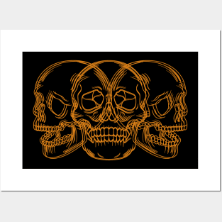 skull lovers Posters and Art